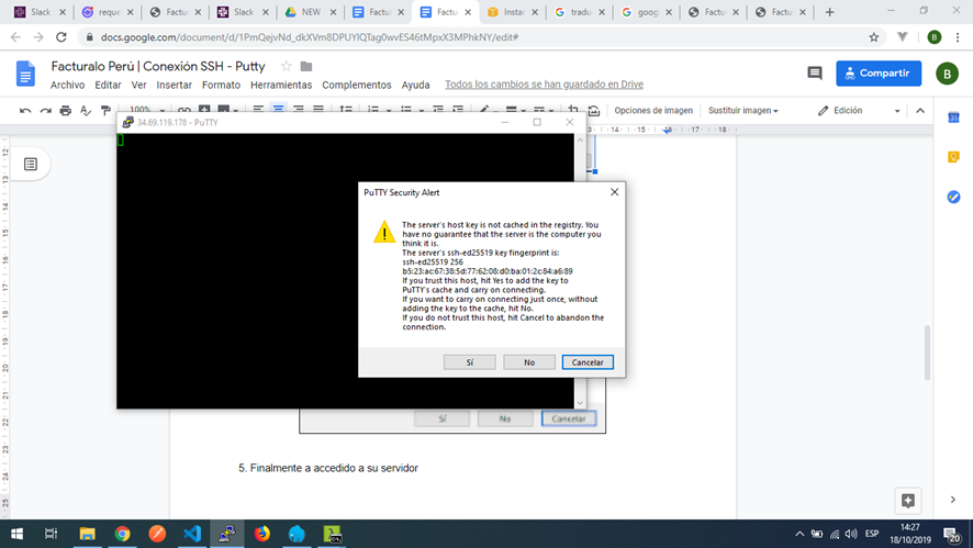 Verificación de Host